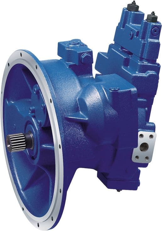 R902107630 Гидравлический насос Bosch Rexroth A8VO107LA1KH3/63R1+A4VG56DWD1/32R - изображение 1